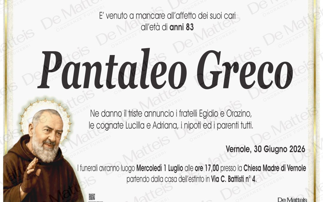 Pantaleo Greco